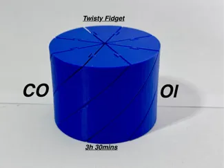 cylinder twisty fidget