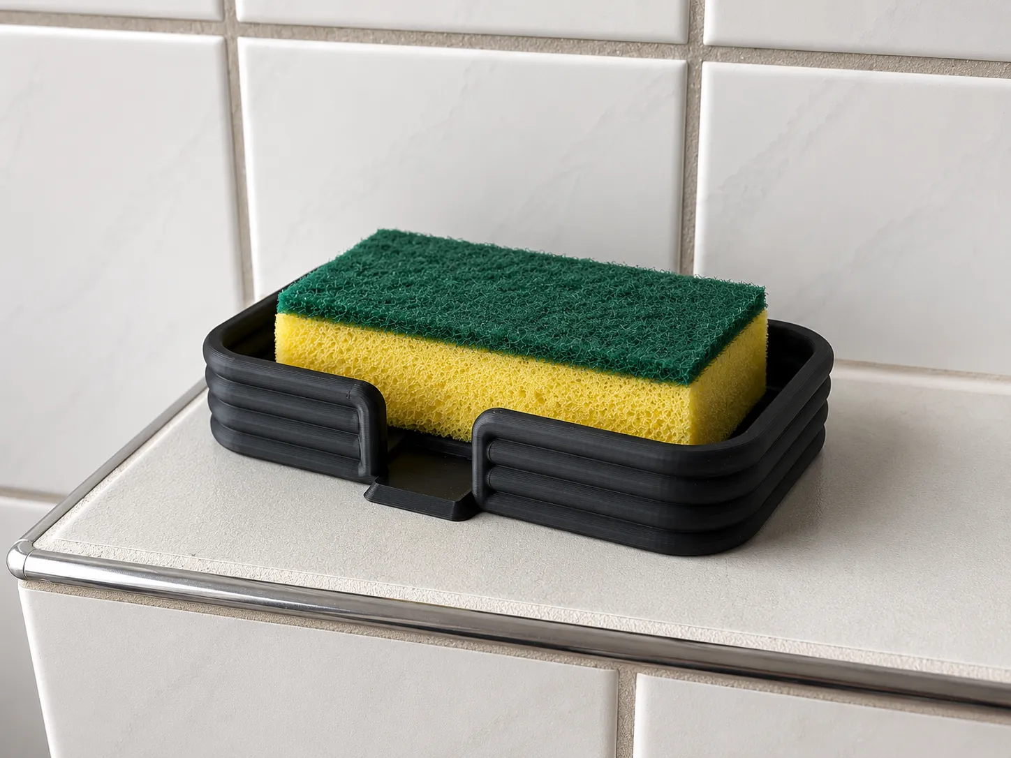 Sponge Holder with Water Drain