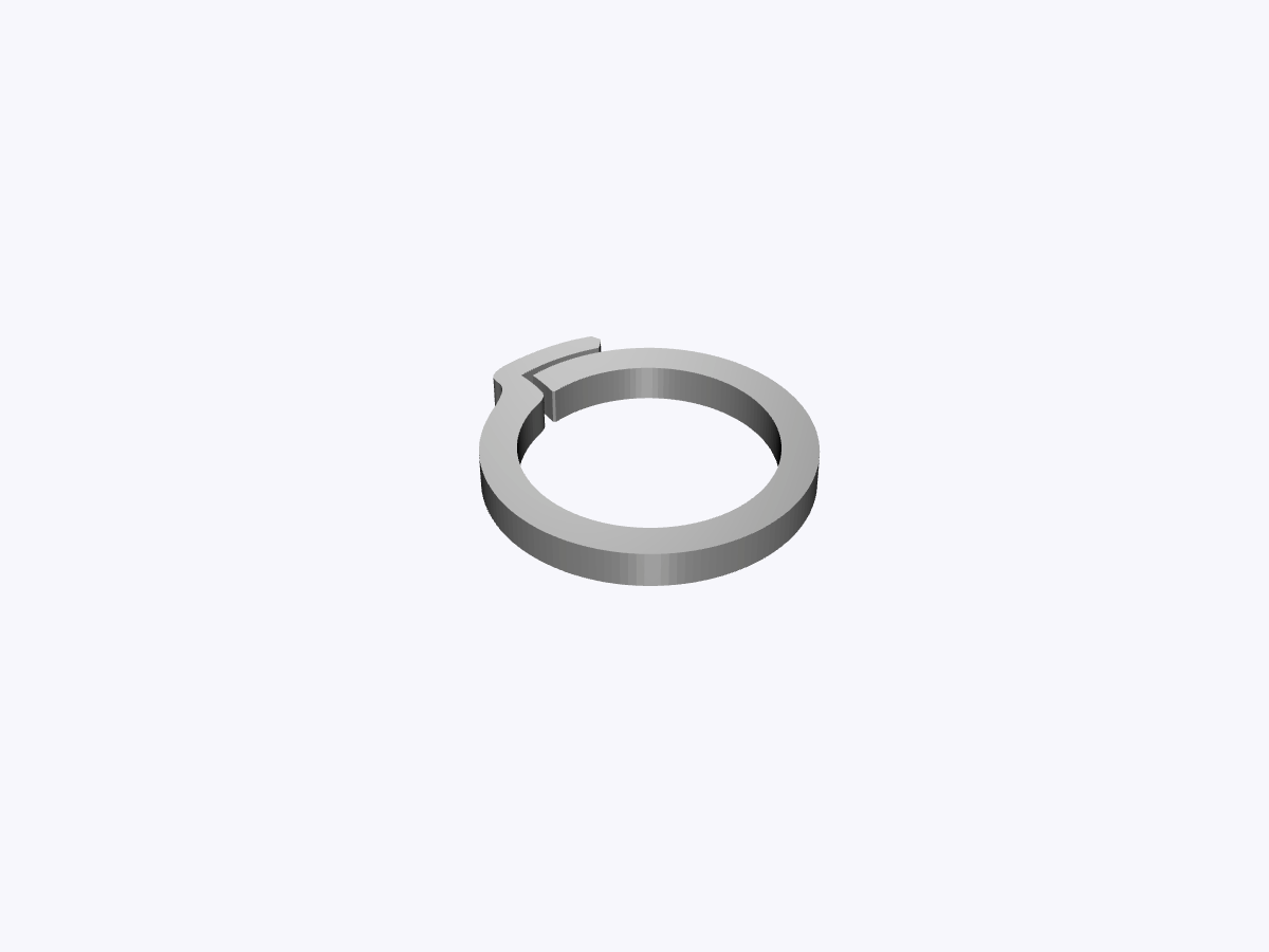 Big O Ring Keys (30) Mini Flexible Loop