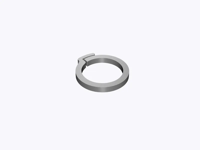 Big O Ring Keys (30) Mini Flexible Loop