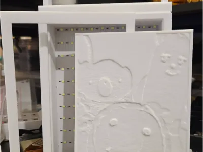 MakerLab Lithophane Adapter to fit 120x160mm Frame