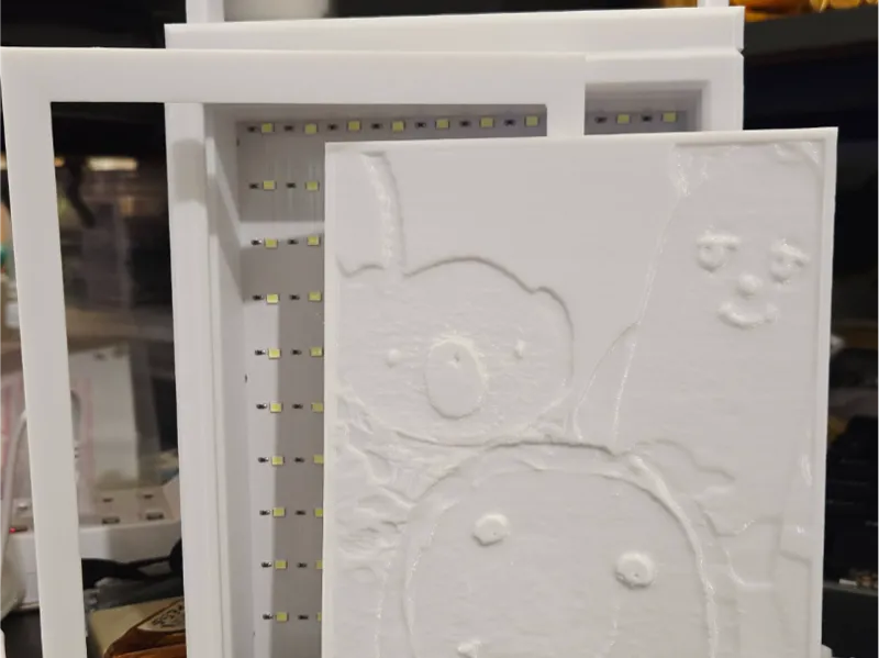 MakerLab Lithophane Adapter to fit 120x160mm Frame