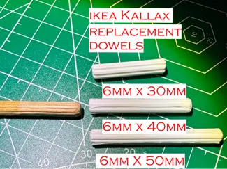 universal ikea kallax dowel replacement. upgrade/