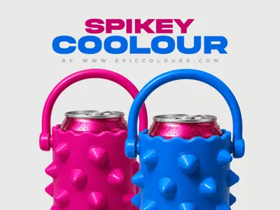 Spikey Coolour (12oz Can Holder)