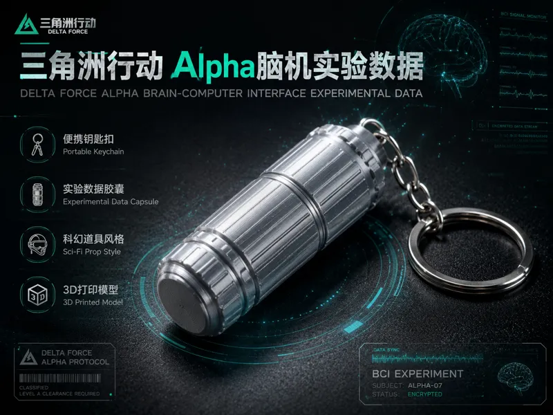 三角洲行动 Alpha 脑机实验数据 钥匙扣