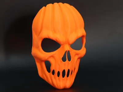 Inferno Pumpkin Skull Mask