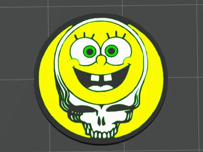 Spongebob Steal your face - grateful dead coin