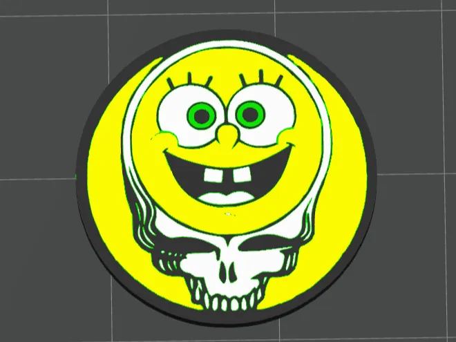 Spongebob Steal your face - grateful dead coin