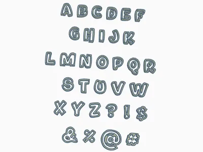 Alphabet (A-Z), Uppercase