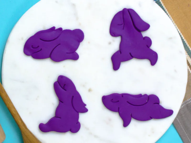 Rabbit Yoga Cookie Cutter & Stamp Set