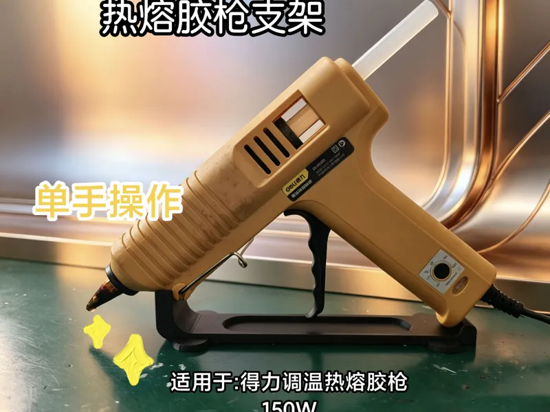 热熔胶枪支架适用于得力热熔胶枪DL401151可调温热熔胶枪150W单手操作