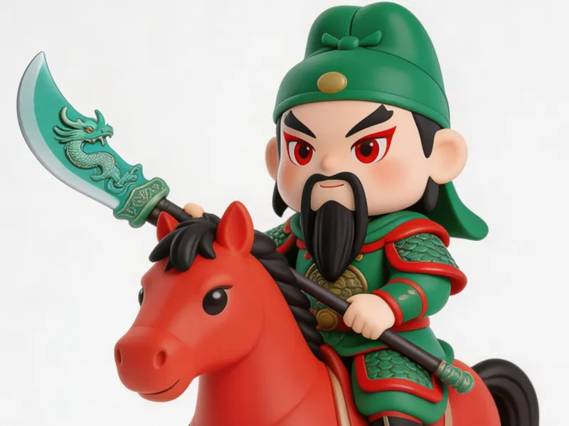 三国玩偶系列—关羽