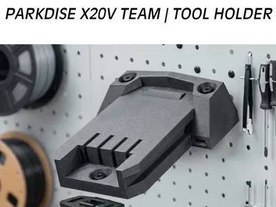 Parkside X20V Wall Mount Drill Holder - Organizer