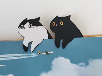 猫咪书签