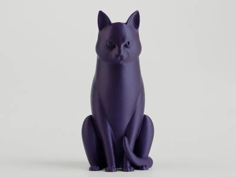 Modern Cat Sculpture - Side Profile