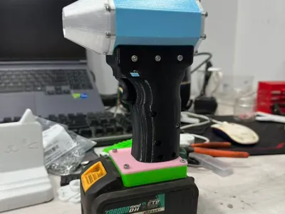 40 ducted handheld powerful fan 21V battery