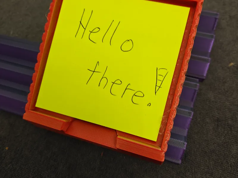 Moku Memo Stand — Sloped Note Tray