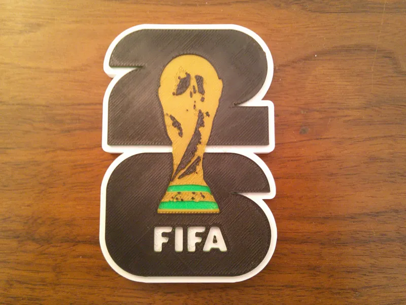 World Cup 2026 Logo Coaster or Plaque