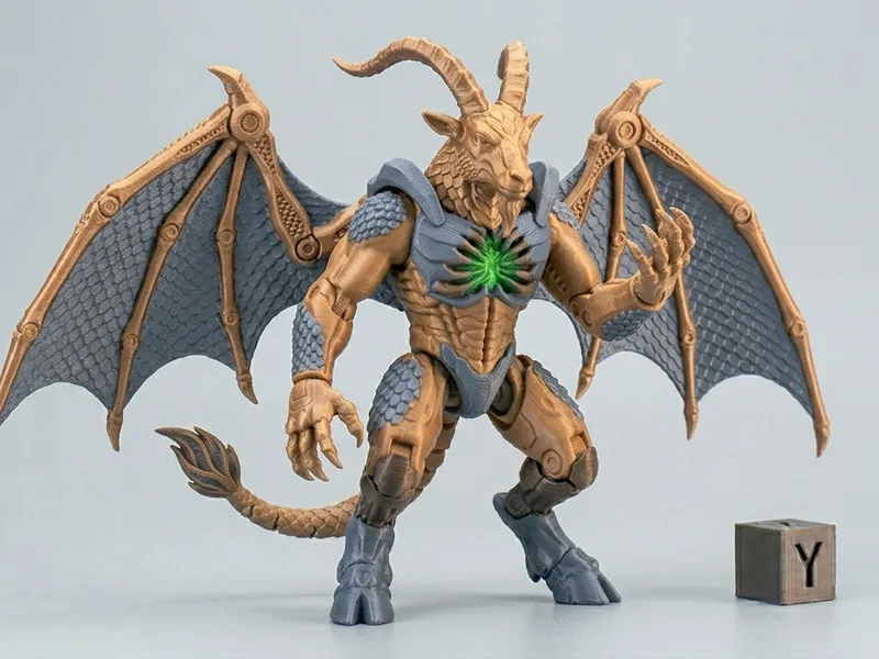 Drache, Ziege, Monster,Dragon, Capricorn, Monster