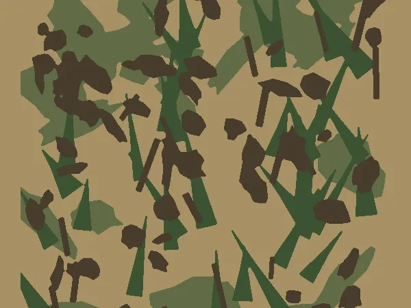 Florida Camo Spray Paint Stencil Set
