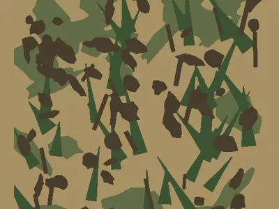 Florida Camo Stencil Set