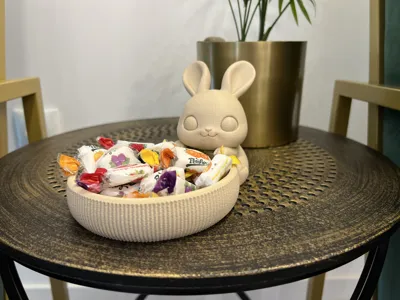 Nibble Treats - Cute Chibi Easter Bunny Bowl