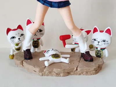 dandadan Turbo Granny Lucky Cat