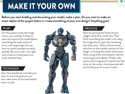 Modular Iron Man, Modular Wanderer, Modular Robot (modified from NC path drawings)