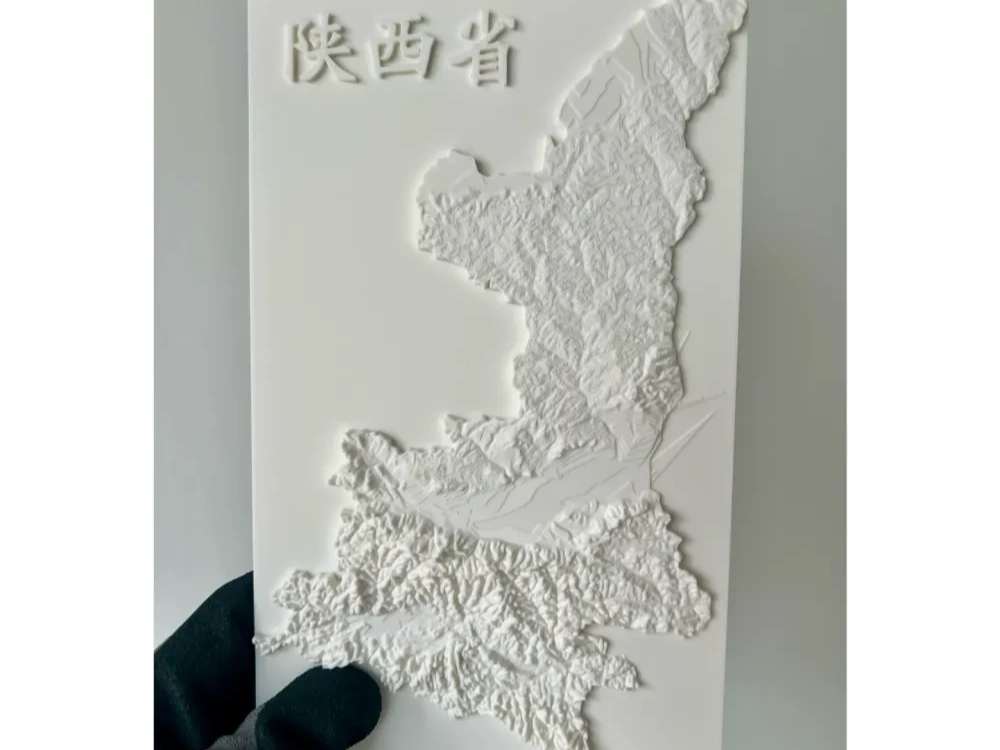 陕西省地形图