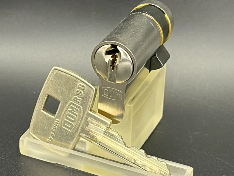 Half Euro Cylinder Pin Tumbler Lock Display Stand
