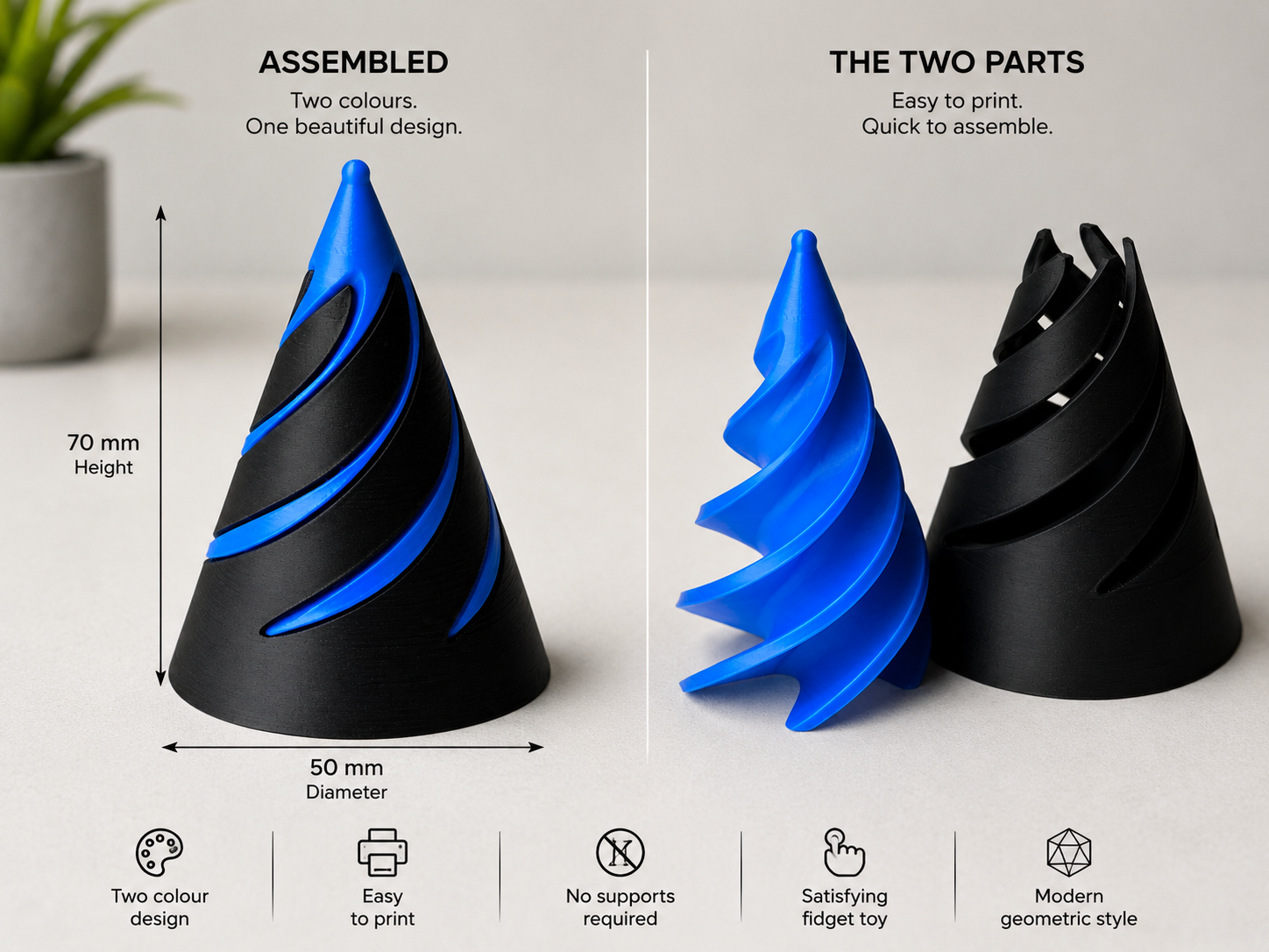Helix Fusion, Spiral Cone figet, 