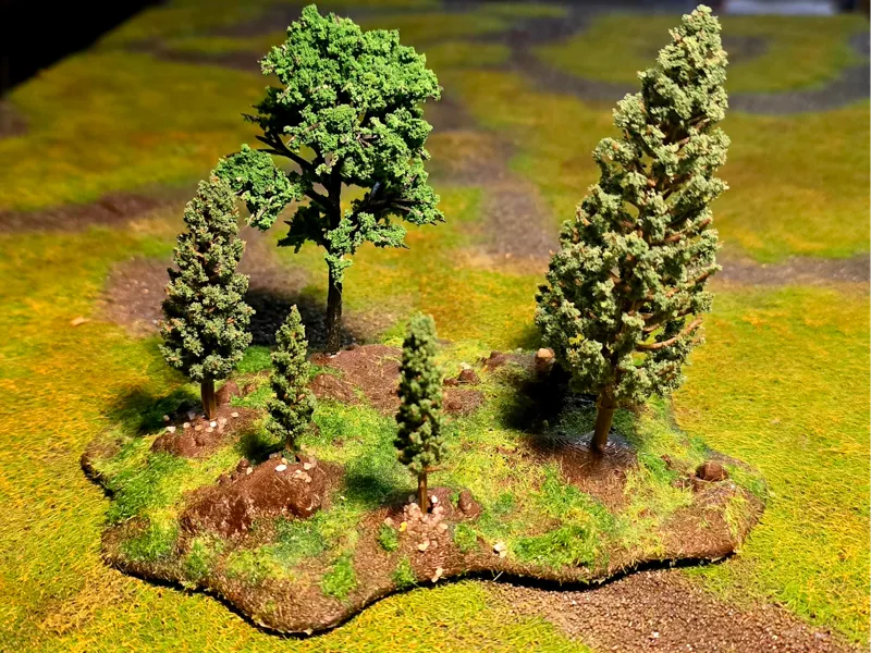 Fantasy Forest Terrain Base Scenic Board