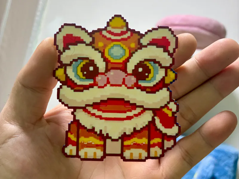 叠色醒狮