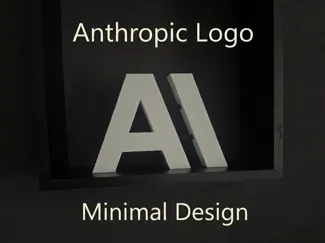 Anthropic Logo – 3D