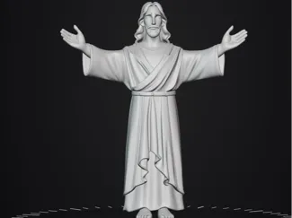 Jesus Figure Single Color