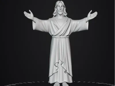 Jesus Figure Single Color