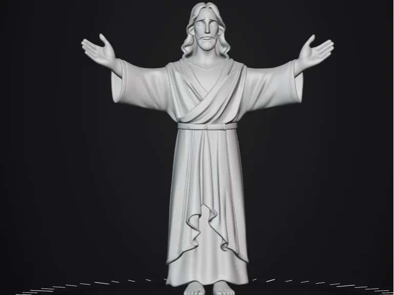 Jesus Figure Single Color