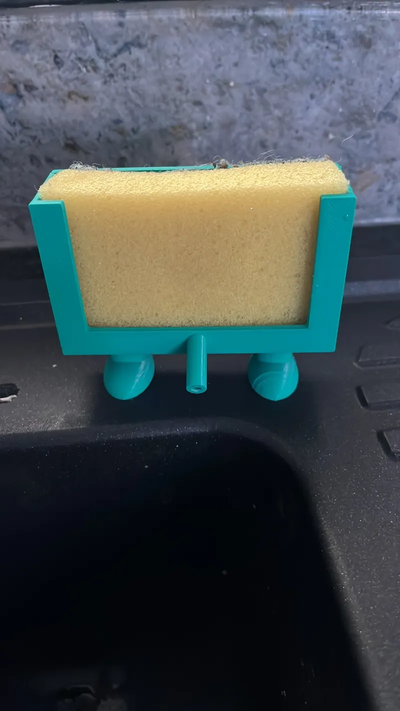 rectangular pan scrubber holder