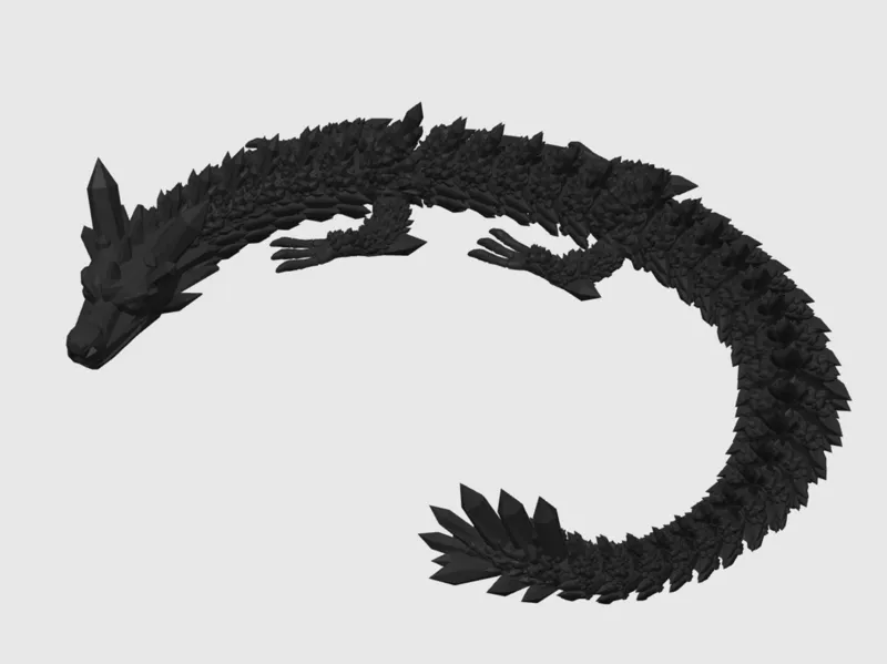 Articulated Crystal Dragon 