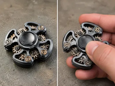 gear fidget spinner