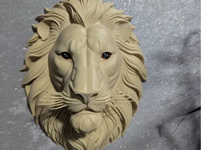 Lion Wall Head