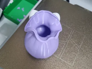 Vaso em formato de Laço decorativo 3D