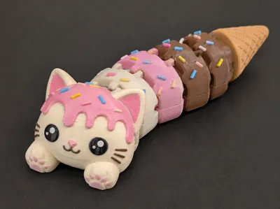 Ice Cream Kitty Flexi
