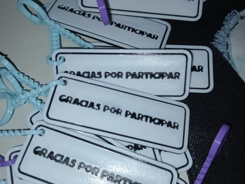 LLAVERO GRACIAS POR PARTICIPAR