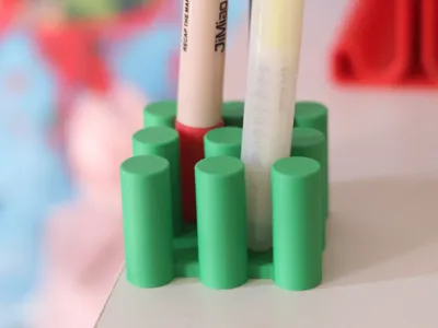 Simple Pen Holder Cylindrical Array Pen Holder Storage Desktop Storage