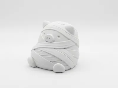 Cute Pharaoh Pig (no supports)