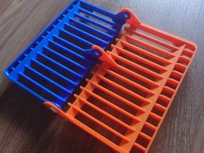Foldable Plate Storage Rack
