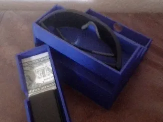 Desk Organizer with Secret back drawer!