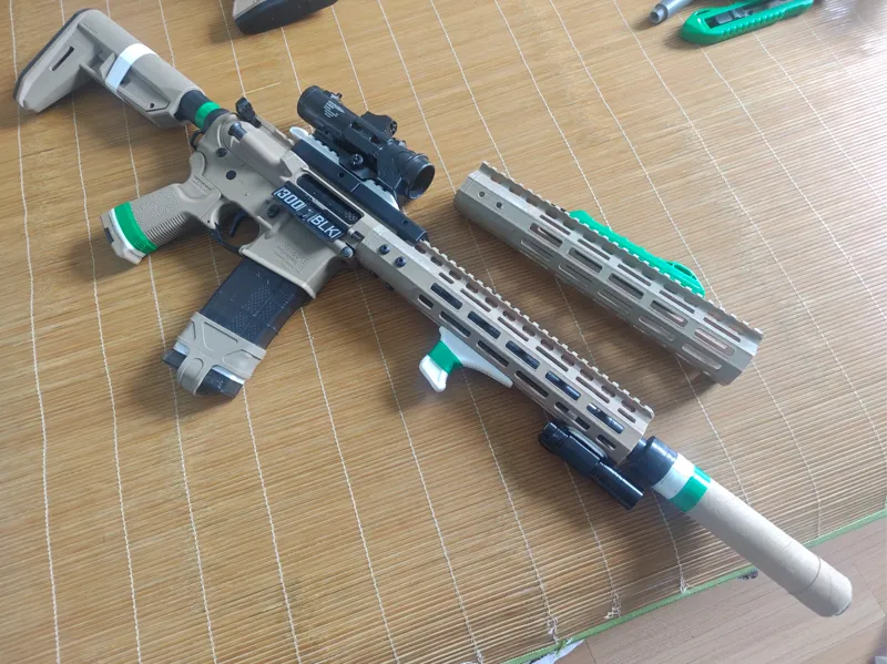 博涵n4 7面mlok鱼骨组