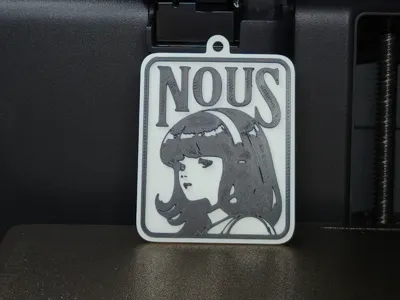 HermesAgent Pendant Keychain